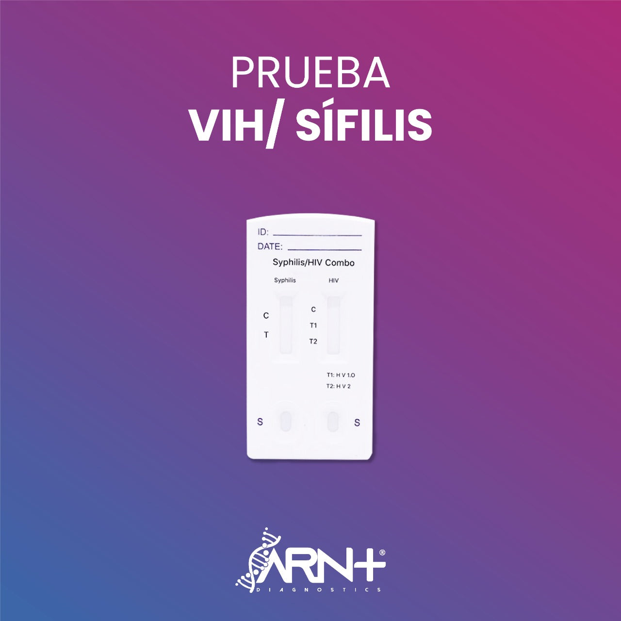 NUEVA Prueba de VIH / Sífilis de Autoaplicación